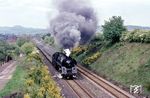 01 522 bringt den D 207 hinter Bebra in Schwung. (1967) <i>Foto: Dieter Junker</i>