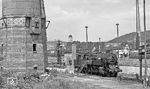 Mittlerweile ist 95 0014 in Sonneberg angekommen und wird im Bw wieder auf Vordermann gebracht. (07.1977) <i>Foto: Burkhard Wollny</i>