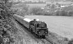 95 0036 rollt mit P 18002 aus Sonneberg durch das Loquitztal bei Unterloquitz. (07.1977) <i>Foto: Burkhard Wollny</i>