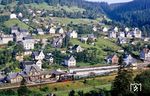 94 1292 mit dem zweiten MOROP-Sonderzug P 24501 in Manebach. (08.09.1987) <i>Foto: Wolfgang Bügel</i>