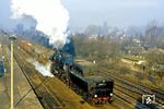 52 8147 erreicht mit Ng 63725 aus Oebisfelde den Bahnhof Haldensleben.  (18.02.1988) <i>Foto: Slg. Wolfgang Bügel</i>