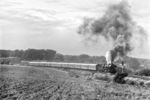50 3642 mit P 15343 (Schwerin - Parchim) in der Bahnhofsausfahrt von Crivitz. (06.09.1983) <i>Foto: Joachim Schmidt</i>