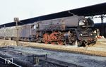 Die noch mit Boxpok-Rädern ausgestattete 01 0503 vom Bw Wittenberge im Bahnhof Berlin-Lichtenberg. (05.1971) <i>Foto: Michael Malke</i>