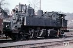 98 009 rangiert im Bahnhof Freital-Ost. Die Lok schied 1968 aus dem aktiven Dienst aus. (1965) <i>Foto: Joachim Claus</i>