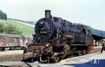 Die Saalfelder 93 1134 wartet im Bahnhof Rottenbach auf neue Aufgaben. (1969) <i>Foto: W. Laudien </i>