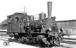 DEBG 8 (eine pr. T 3 nach Musterblatt M III-4e (2) von Karlsruhe, Baujahr 1908) im Bahnhof Wiesloch Stadt. (17.07.1937) <i>Foto: DLA Darmstadt (Bellingrodt)</i>