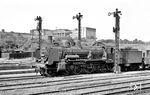 Die 1921 bei Henschel in Kassel entstandene 38 3254 in Sangerhausen. (10.08.1966) <i>Foto: Klaus D. Holzborn</i>