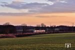 Der ehemalige VT 116 der Bayerischen Oberlandbahn (BOB) als S 77241 nach Wuppertal bei Mettmann. (07.03.2021) <i>Foto: Zeno Pillmann</i>