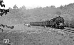 95 0004 mit P 18003 nach Sonneberg unterhalb von Schloss Eichicht zwischen Kaulsdorf und Hockeroda. (05.1977) <i>Foto: Burkhard Wollny</i>