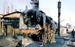 39 007 vom Bw Saalfeld (Saale) restauriert im Bw Leipzig Hbf West. 1961 wurde sie in 22 075 umgebaut. (1957) <i>Foto: Gerhard Illner</i>