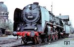 Die spätere DR-Traditionslok 01 137 vom Bw Berlin Ostbf noch zu Planzeiten zu Gast im Bw Helmstedt. (05.1967) <i>Foto: Bruno Gode</i>
