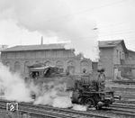 91 1608 (Hohenzollern, Baujahr 1912) im Bahnhof Reichenbach/Vogtl. (09.09.1964) <i>Foto: Jörg Schulze</i>