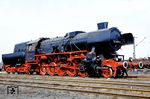 Die frisch aus dem RAW eingetroffene 52 3392 (Krauss-Maffei, München, Baujahr 1943), ausgerüstet mit Giesl-Ejektor, im Heimat-Bw Engelsdorf (Bz Leipzig). (05.1976) <i>Foto: Joachim Claus</i>