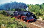 35 1001 ist mit P 3517 nach Lutherstadt Wittenberg auf dem Berliner Außenring nahe Berlin-Altglienicke in die Heimat unterwegs. (15.08.1976) <i>Foto: Dr. Uwe Knoblauch</i>