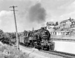 95 0027 fährt mit P 18005 in Schmiedefeld (bei Probstzella) ein. (06.1978) <i>Foto: Karsten Risch</i>