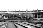 03 042 vom Bw Wittenberge wendet auf der Drehscheibe im Bw Hamburg-Altona. (24.03.1966) <i>Foto: Klaus D. Holzborn</i>