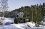 99 7222 im winterlichen Selketal bei Güntersberge. (05.03.1987) <i>Foto: Martin Robinson</i>