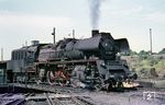 35 1110 in ihrer Heimat-Dienststelle Bw Berlin-Lichtenberg. Da Bw war erst wenige Tage zuvor dem Bw Ostbahnhof angeschlossen worden, Lichtenberg blieb aber für die Dampftraktion zuständig. (25.08.1970) <i>Foto: Robin Fell</i>