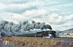 01 522 (Bw Erfurt) kachelt mit D 217 am Abzweig Faßdorf bei Bebra vorbei.  (27.03.1970) <i>Foto: Robin Fell</i>