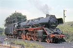 03 2228 vom Bw Berlin Ostbf wartet im Bw Berlin-Lichtenberg auf neue Aufgaben und ein neues Lokschild. (25.08.1970) <i>Foto: Robin Fell</i>