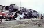 03 1089 in ihrer Heimat Stralsund. Sie hatte am 16.12.1959 im Raw Meiningen den Verbrennungskammerkessel RAW Halberstadt 93/1959 erhalten und wurde am 09.11.1965 mit Ölhauptfeuerung ausgestattet. 1977 wurde sie ausgemustert. (08.05.1967) <i>Foto: Rolf Kluge, Slg. Holzborn</i>