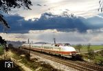 DR 175 009 (VT 18.16 09a) als Ex 70 "Vindobona" (Wien - Dresden - Berlin) bei Dransdorf.  (1976) <i>Foto: Karsten Risch</i>