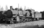 38 1412 (Schichau, Baujahr 1919) war die Zweitbesetzung mit dieser Loknummer. Sie war 1921 als "Königsberg 2504" an die PKP abgegeben worden, die sie als Ok 1-162 einreihte. Die Reichsbahn zeichnte sie ab 1939 als 38 1412 um. Die originale 38 1412 (Humboldt, Baujahr 1913) war bereits 1933 ausgemustert worden. 38 1412 (II) stand seit dem 01.10.1967 in Magdeburg-Buckau auf z und wurde am 30.12.1970 ausgemustert. (14.05.1970) <i>Foto: Helmut Constabel, Slg. A. Höfig</i>