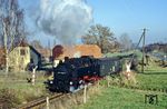 99 1762 mit P 14084 bei Olbersdorf-Niederdorf. (11.11.1989) <i>Foto: Wolfgang Bügel</i>