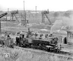 86 1551 vom Bw Aue restauriert im Bw Karl-Marx-Stadt-Hilbersdorf. Chemnitz im Südwesten Sachsens trug von 1953 bis 1990 den Namen des weltweit wohl einflussreichsten Theoretikers von Sozialismus und Kommunismus.  (25.01.1975) <i>Foto: Michael Malke</i>