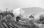 In der Nachosterwoche 1978 hatte die Hallenser 03 2126 wieder Dienst am nur freitags verkehrenden D 505 nach Saalfeld (Saale), der hier durch Dorndorf (Saale) rauscht. (31.03.1978) <i>Foto: Joachim Schmidt</i>