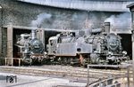 94 2151 und 94 2121 in ihrer sächsischen Heimat Zwickau. (06.1967) <i>Foto: Robin Fell</i>