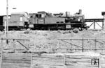 74 1229 wartet mit einem Personenzug nach Berlin im Bahnhof Nauen. Hier gab es den Anschluss an die Strecken der ehemaligen Westhavelländische Kreisbahnen nach Ketzin bzw. Roskow. Brandenburg war von Nauen aus mit der Bahn in eineinhalb Stunden zu erreichen. (22.05.1952) <i>Foto: Dr. med. Hans Gärtner (Slg. Armin Gärtner)</i>