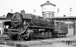 Die Wittenberger 44 0647 (Borsig, Baujahr 1942) in der Lokeinsatzstelle Ludwigslust des Bw Hagenow-Land. Während die Lok im März 1991 im RAW Meiningen zerlegt wurde, bekam das ehemalige Bw in Ludwigslust eine zweite Chance. Seit 01.08.2010 befindet es sich im Eigentum der SES Logistik GmbH (Süderwischer Eisenbahn Service) aus Horst nördlich von Elmshorn.  (10.05.1981) <i>Foto: Hans-Jürgen Trunk</i>