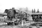 44 0059 (ex 44 1059) in ihrem Heimat-Bw Eberswalde. Nach ihrer Ausmusterung am 12.11.1982 wurde sie in eine provisorische mobile Heizanlage umgebaut. Im März 1998 wurde sie in Berlin-Pankow verschrottet. (27.09.1980) <i>Foto: Thomas Fischer</i>