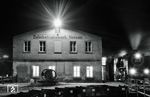 Nach getaner Arbeit ruht sich die DR-Traditionslok 50 1002 in ihrem Heimat-Bw Nossen aus. (03.02.1982) <i>Foto: Thomas Fischer</i>