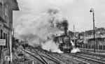 In memoriam: 50 Jahre vor der Ankunft der 58 1111 am 10. März 2024 weilte in Meiningen 58 1758 vom Bw Riesa, die gerade eine Probefahrt des Raw absolvierte. (26.09.1974) <i>Foto: Joachim Schmidt</i>
